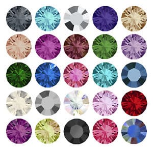 swarovski colori borchie